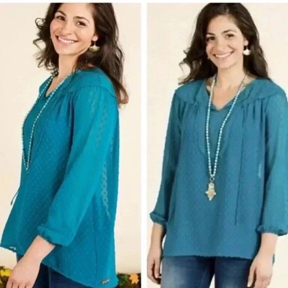 Matilda Jane Teal Blue Charisma Tunic - Picture 1 of 6